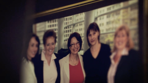 Dr. Gail Darling with colleagues, smiling together
