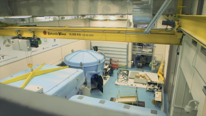 A large rehabilitation research lab with equipment