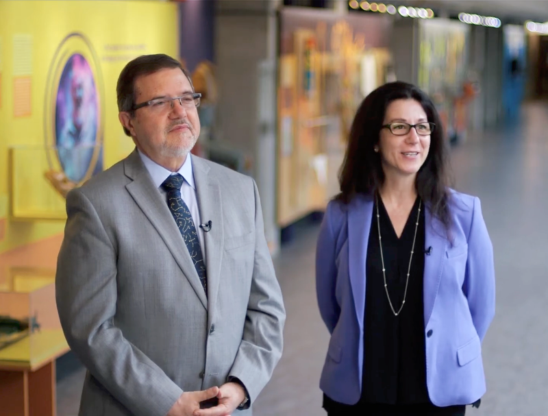 Portrait of Dr. Maurice Bitran and Catherine Paisley