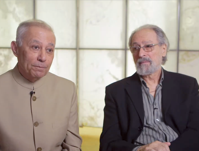 Portrait of Chander Khanna and David Cherniack